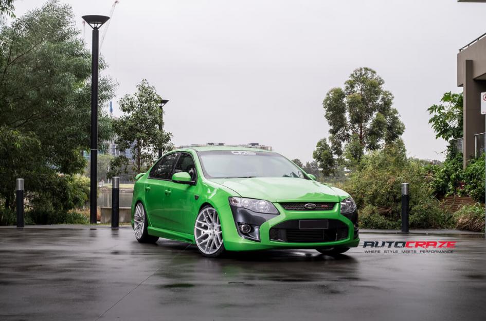 FORD FALCON MONTEREY SILVER MACHINED FACE
